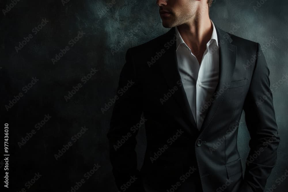 Tailor checking fit during second fitting